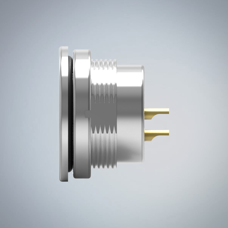 M16-3P(F)後鎖板焊線式防水連接器(M18*0.75)_HGF2-M1603P-16-11