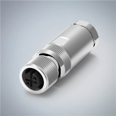 M12-2P(F)A CODE金屬組裝式(右上左下)