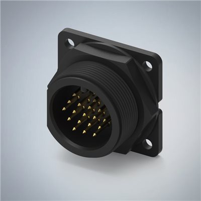 D SIZE-18P(M)全牙板端前鎖焊線式(方形檔板)
