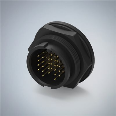 D SIZE-24P(M)半牙板端前鎖插板式