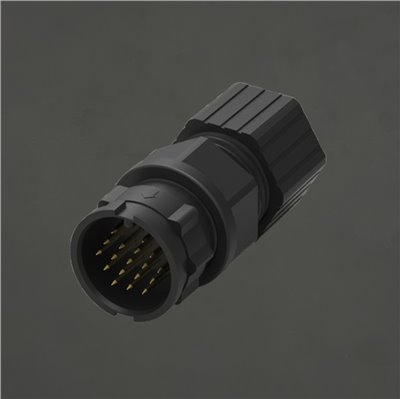D SIZE-18P(M)快牙半牙組裝式防水連接器