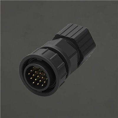 D SIZE-18P(F/M)快鎖半牙組裝式防水連接器