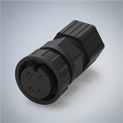 D SIZE-4P(F)快鎖半牙組裝式防水連接器