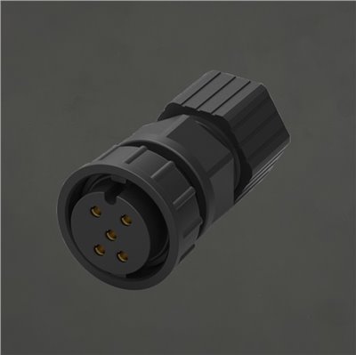 D SIZE-5P(F)快鎖半牙組裝式防水連接器