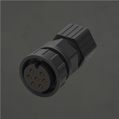 D SIZE-7P(F)快鎖半牙組裝式防水連接器