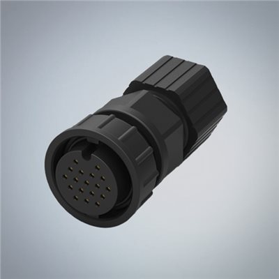 D SIZE-18P(F)快鎖半牙組裝式防水連接器