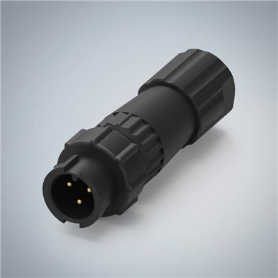 A SIZE-3P(M)快鎖半牙組裝式防水連接器