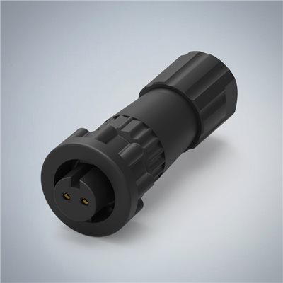 A SIZE-2P(F)快鎖半牙組裝式防水連接器