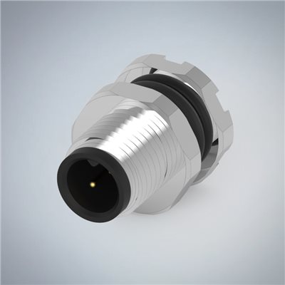 M5-2P(M)板端前鎖插板式防水連接器