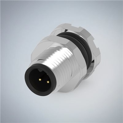 M5-3P(M)板端前鎖插板式防水連接器