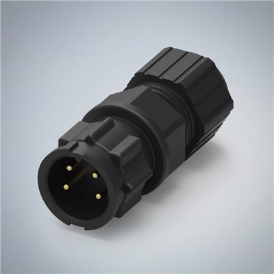 C SIZE-4P(M)快鎖半牙組裝式防水連接器(10A)