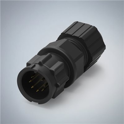 C SIZE-7P(M)快鎖半牙組裝式防水連接器(5A)