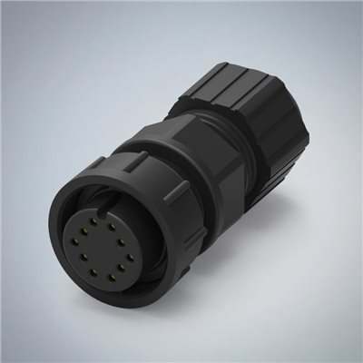 C SIZE-10P(F)快鎖半牙組裝式防水連接器(5A)
