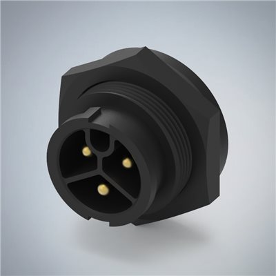 C SIZE-3P(M)半牙板端前鎖焊線式(20A)(三防呆)