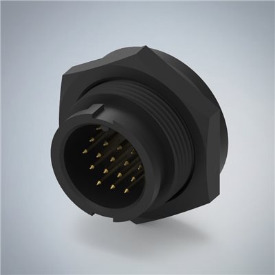 C SIZE-18P(M)半牙板端前鎖焊線式(2A)