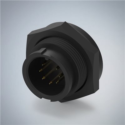 C SIZE-7P(M)半牙板端前鎖插板式(5A)