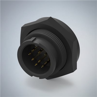 C SIZE-12P(M)半牙板端前鎖插板式(5A)