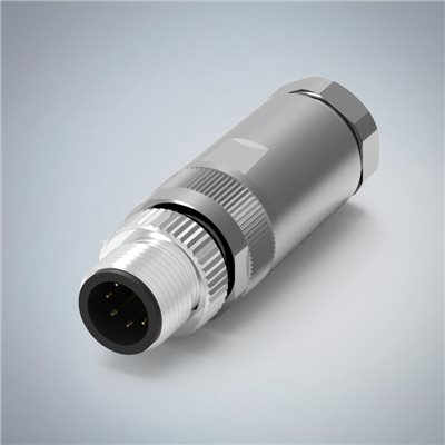 M12-7P(M)A CODE金屬組裝式防水連接器