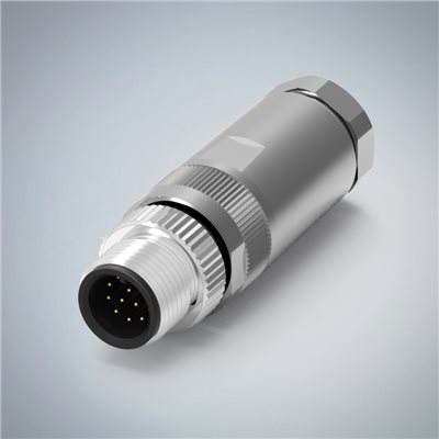 M12-12P(M)A CODE金屬組裝式防水連接器