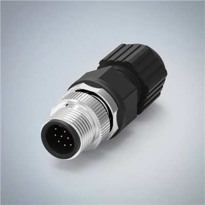 M12-12P(M)A CODE塑膠組裝式防水連接器