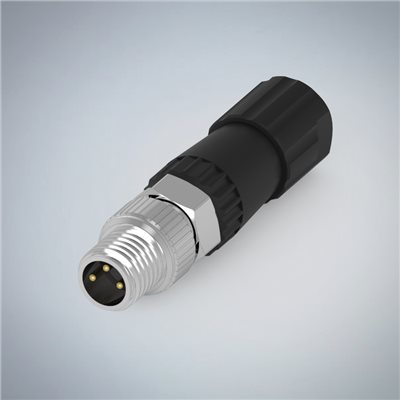 M8-3P(M)組裝式防水連接器(塑膠本體)