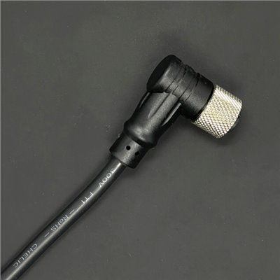 M12(F)90度射出成型防水連接線材