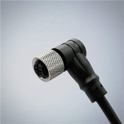 M12(F)90度射出成型防水連接線材