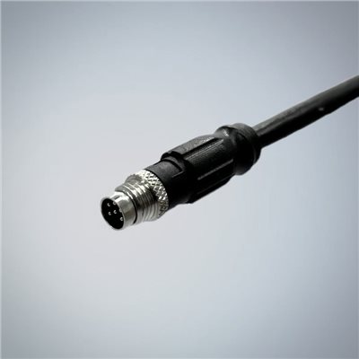 M8(M)180度射出成型防水連接線材