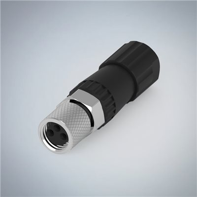 M8-3P(F)組裝式防水連接器(塑膠本體)
