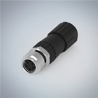 M8-5P(F)組裝式防水連接器(塑膠本體)