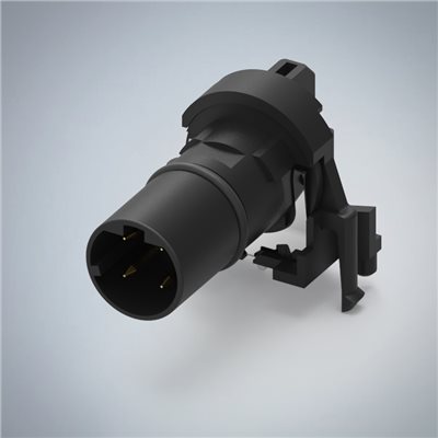 M12-4P(M)D CODE90度插板式防水連接器(兩件式零件)