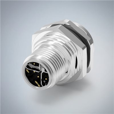 M12-8P(M)X CODE前鎖板焊線式防水連接器(PG9)