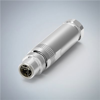 M12-8P(M)X CODE金屬組裝式防水連接器