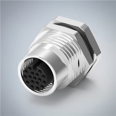 M12-17P(F)A CODE前鎖插板式防水連接器(PG9)