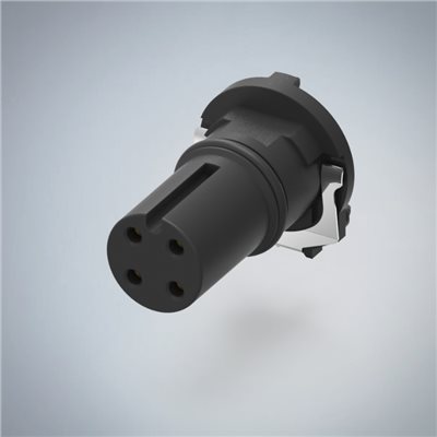 M12-4P(F)A CODE插板式防水連接器(兩件式零件)