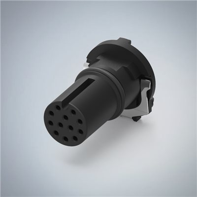M12-12P(F)A CODE插板式防水連接器(兩件式零件)