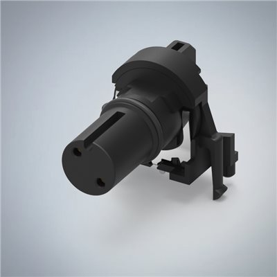 M12-2P(F)A CODE插板式90度防水連接器(左上右下)(兩件式零件)