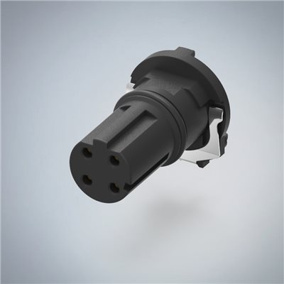 M12-4P(F)D CODE插板式防水連接器(兩件式零件)